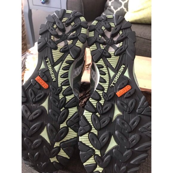 Merrill Grassbow Low Hiking Shoe/Sneaker/Boot Granite/Mint Size 8.5. Read - Picture 7 of 8